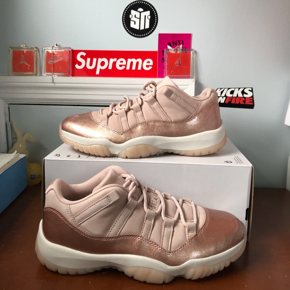 Air Jordan 11 retro low rose gold size 9 women’s